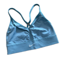 Top talla S azul soporte bajo