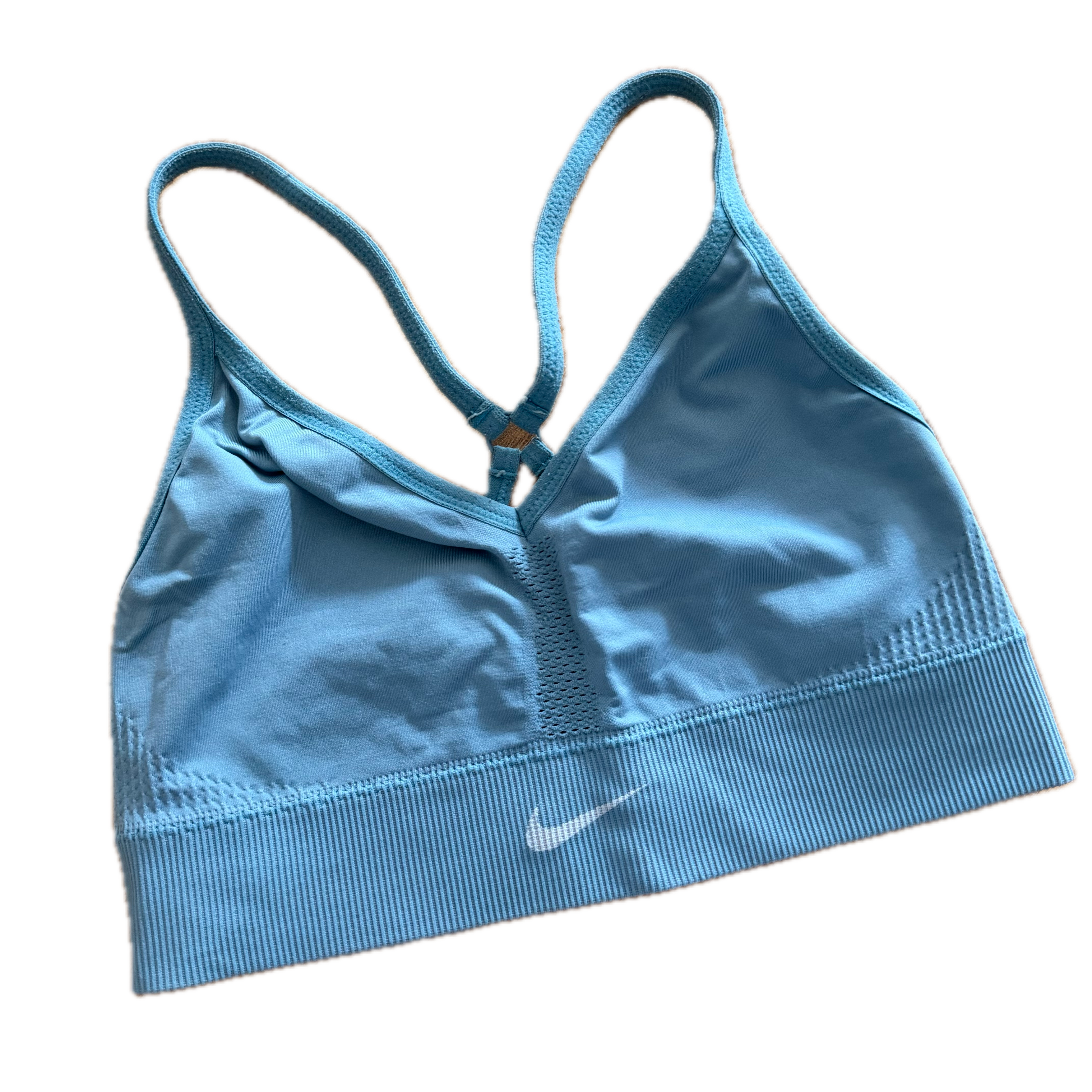 Top talla S azul soporte bajo