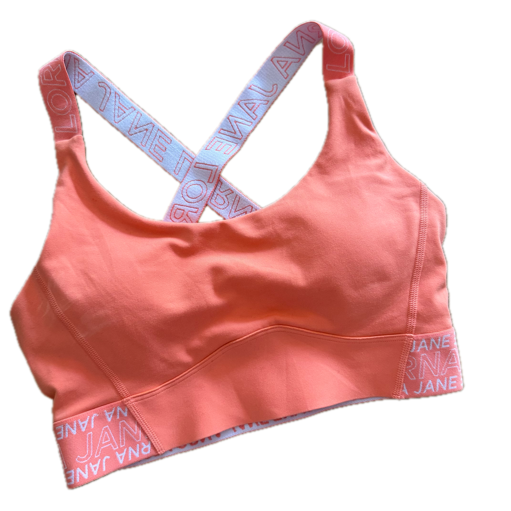 Top talla M coral soporte medio/alto