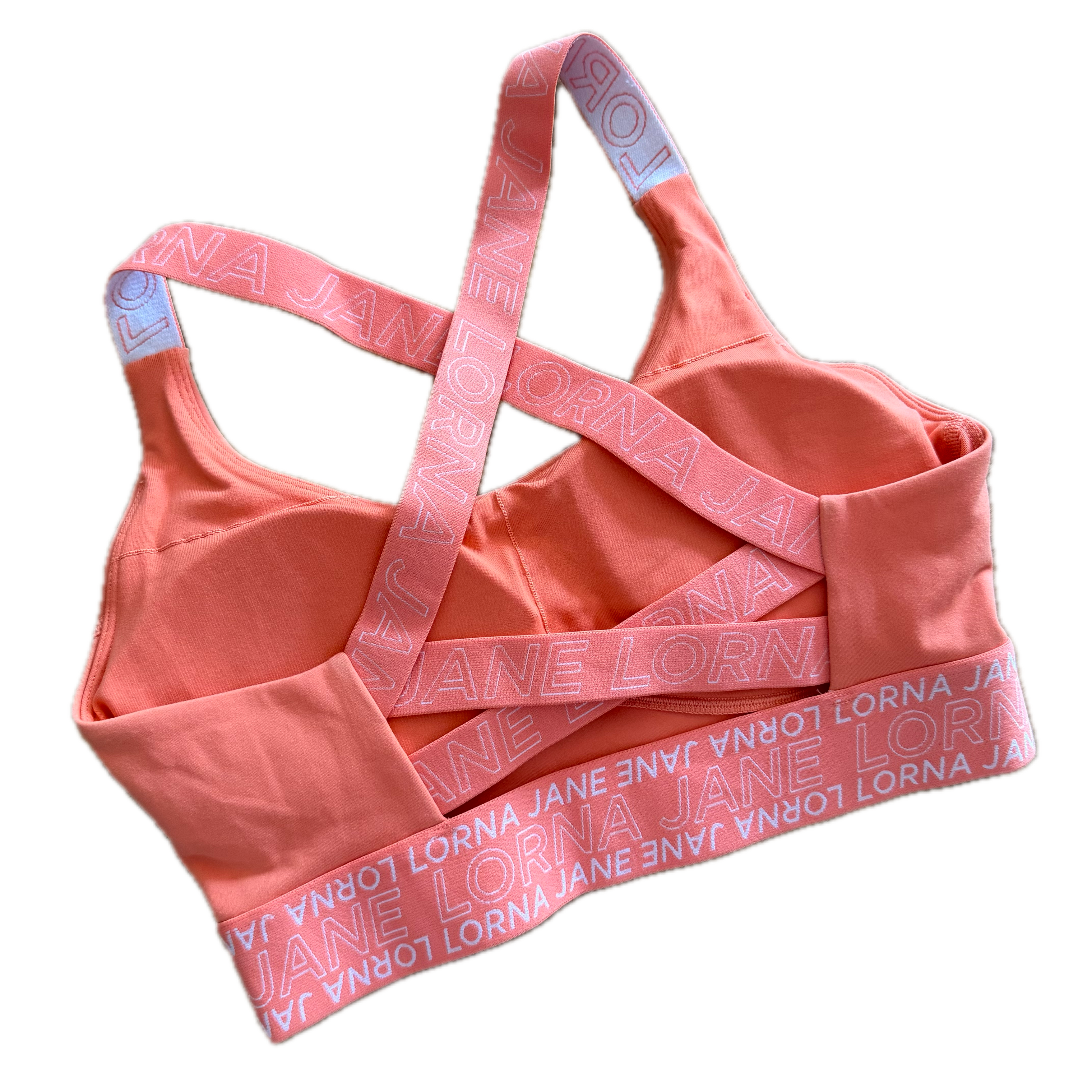 Top talla M coral soporte medio/alto