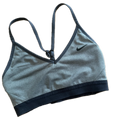 Top talla S gris soporte bajo