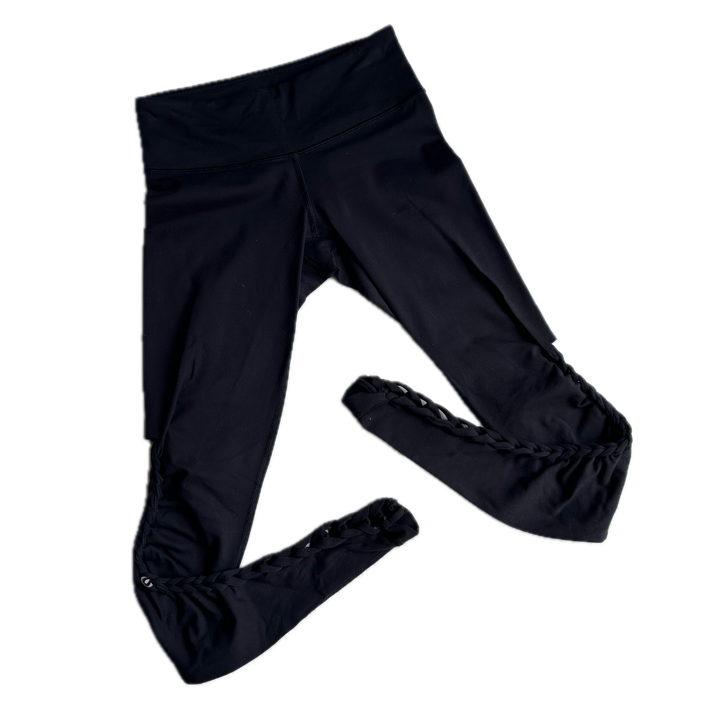 Legging 2 negro trenzado lateral