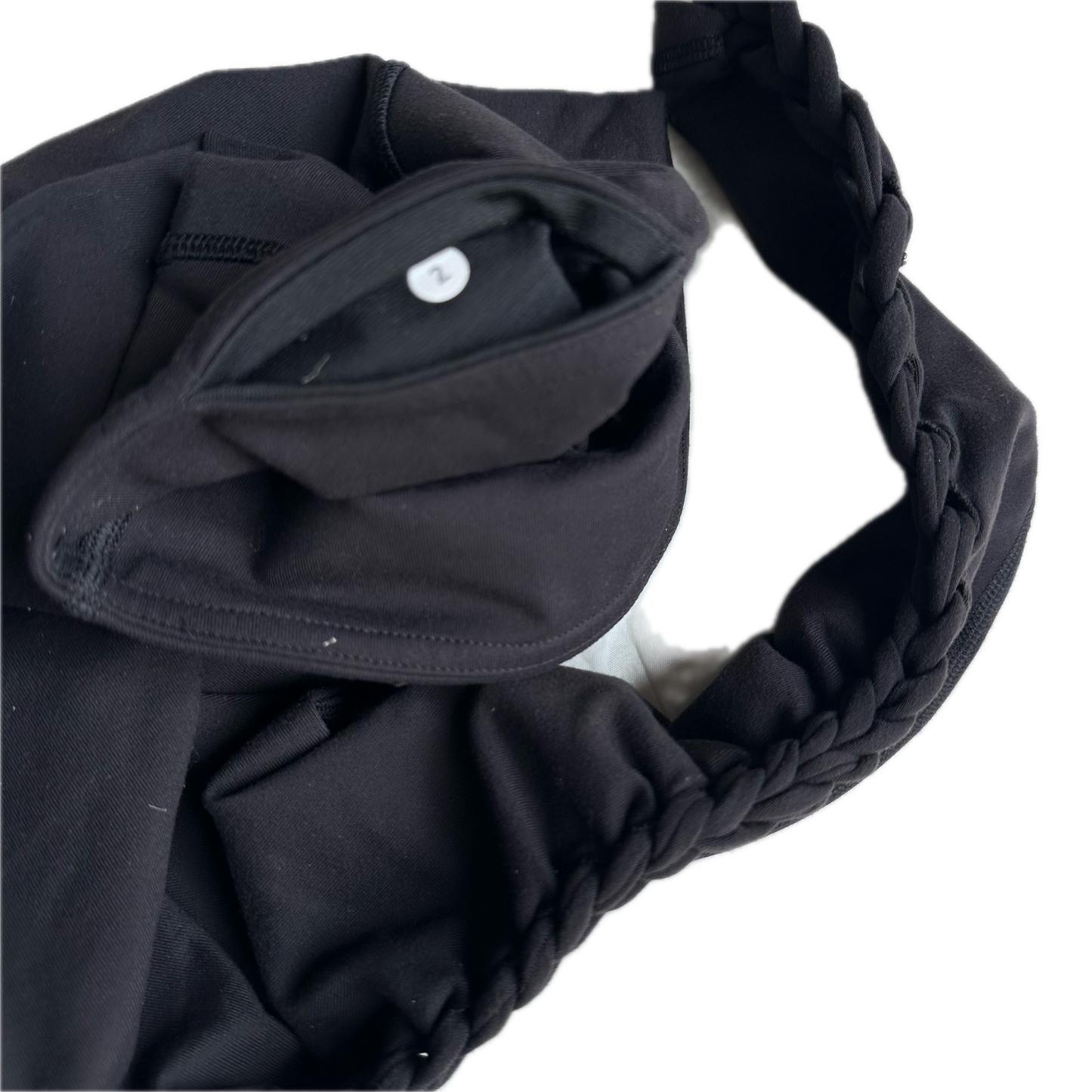 Legging 2 negro trenzado lateral