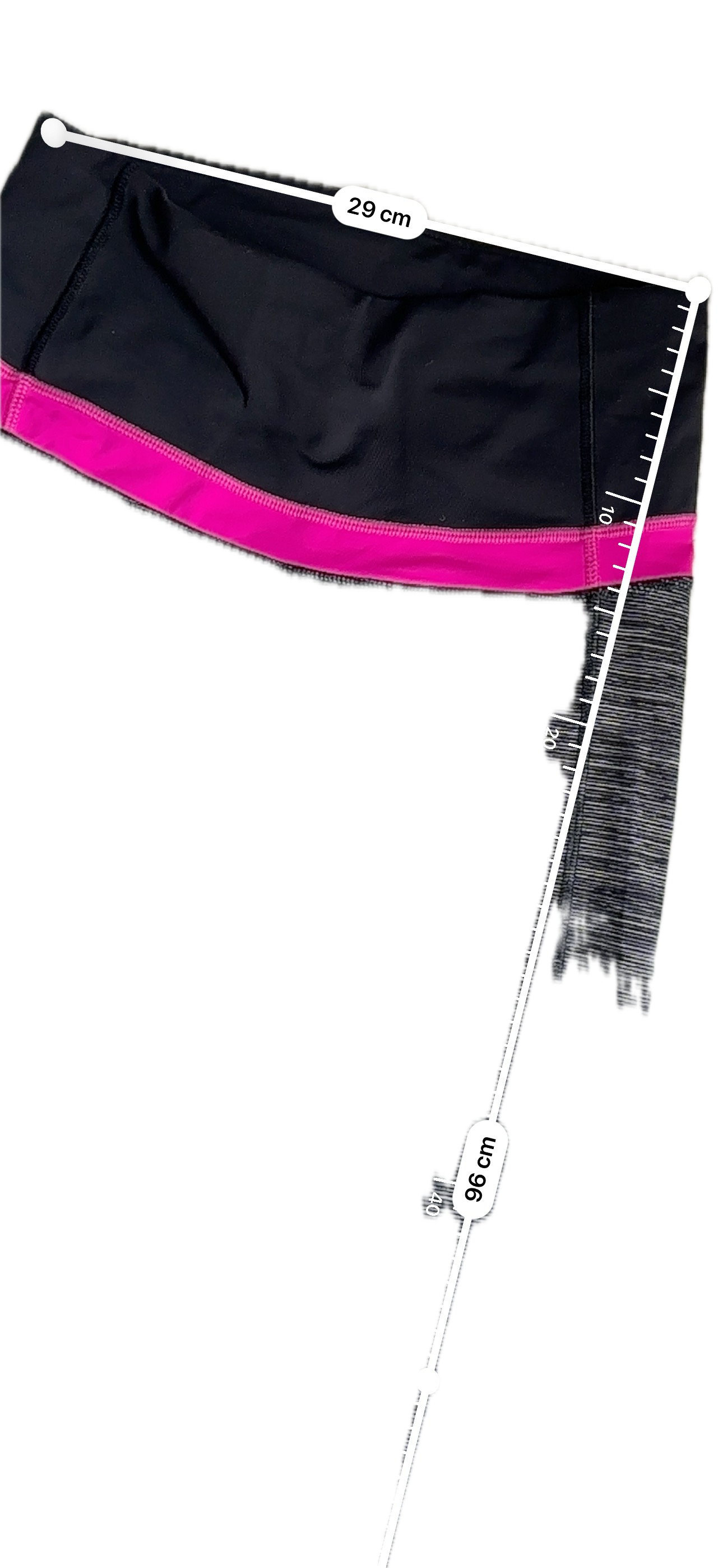 Legging 4 gris holanes en pantorrilla