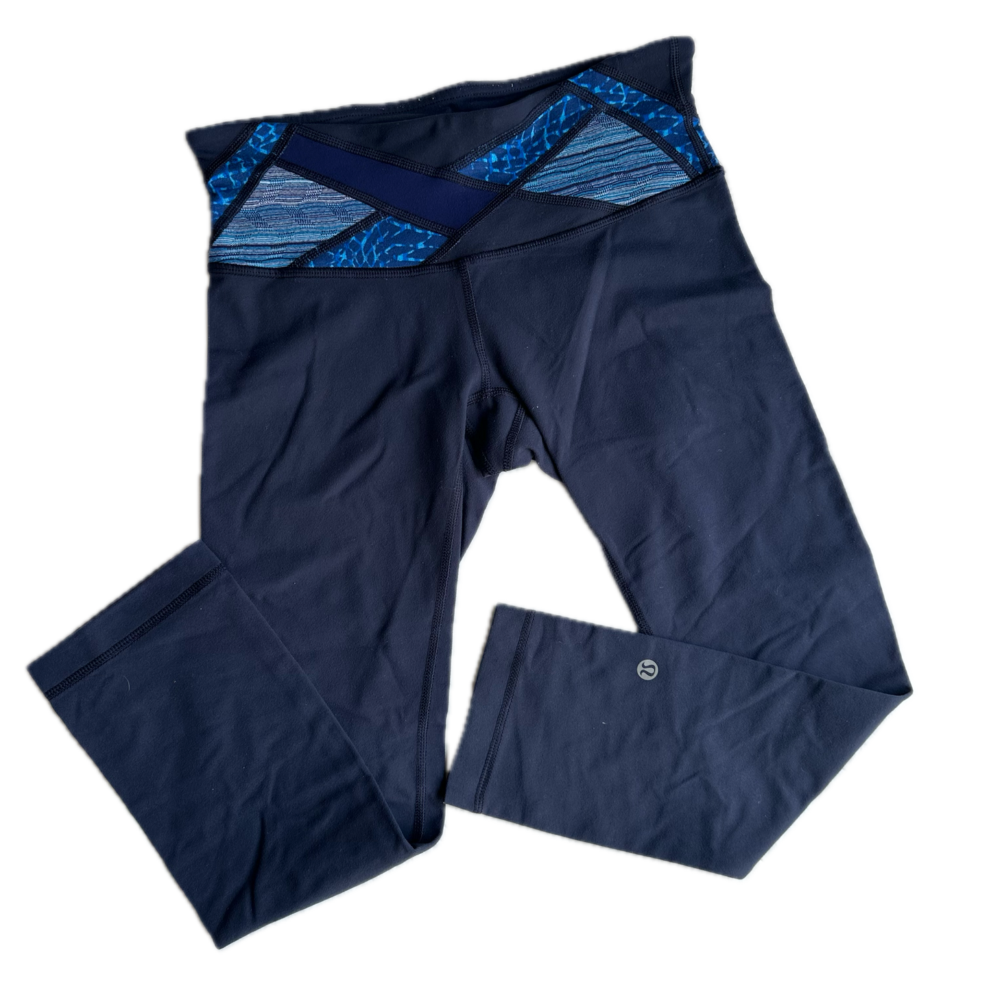 Legging 4 azul marino pretina