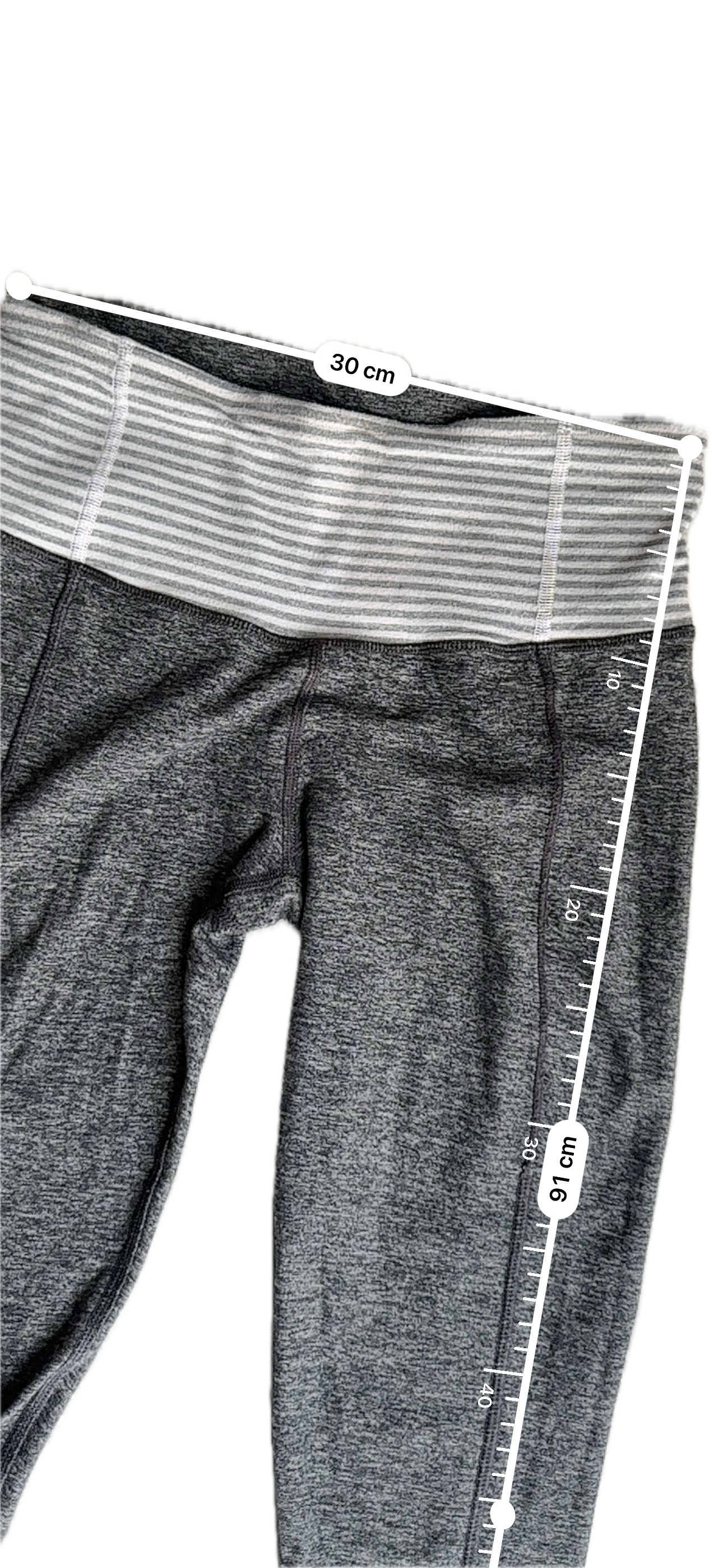 Legging 4 gris doble vista holanes