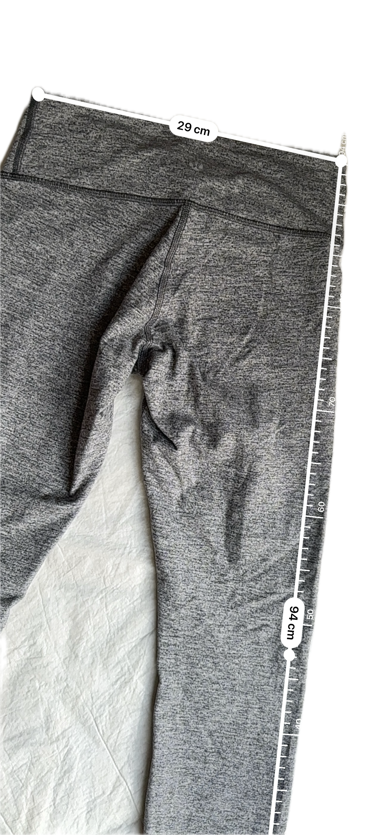 Legging 4 gris jaspeado