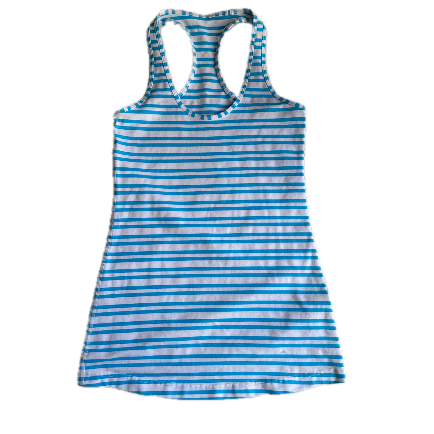 Tank 6 rayas blancas y azules