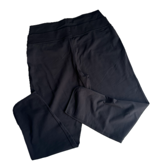 Legging 8 negro doble pretina