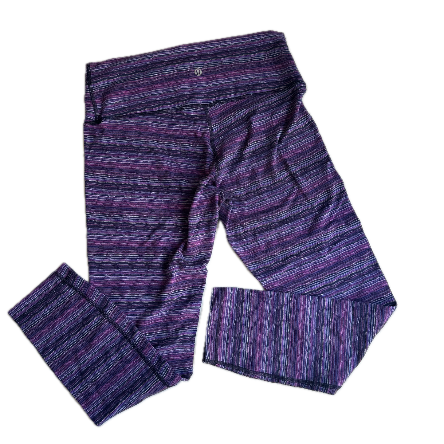 Legging 8 rayas moradas