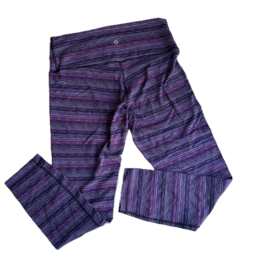 Legging 8 rayas moradas