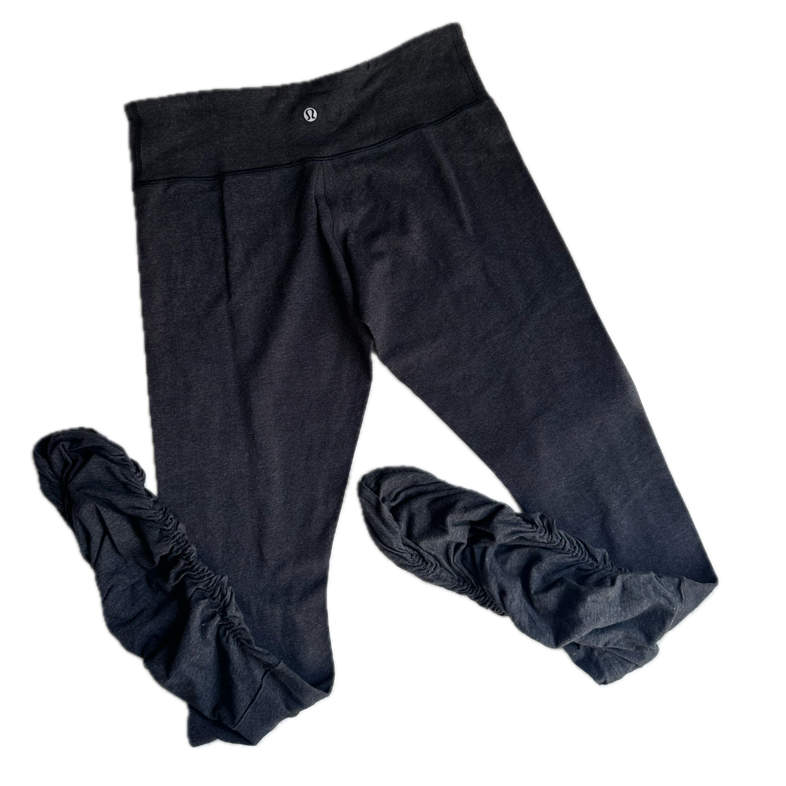 Legging Lululemon talla M  gris oscuro con calentadores