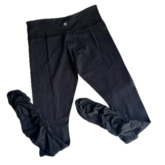 Legging 8 gris oscuro con calentadores