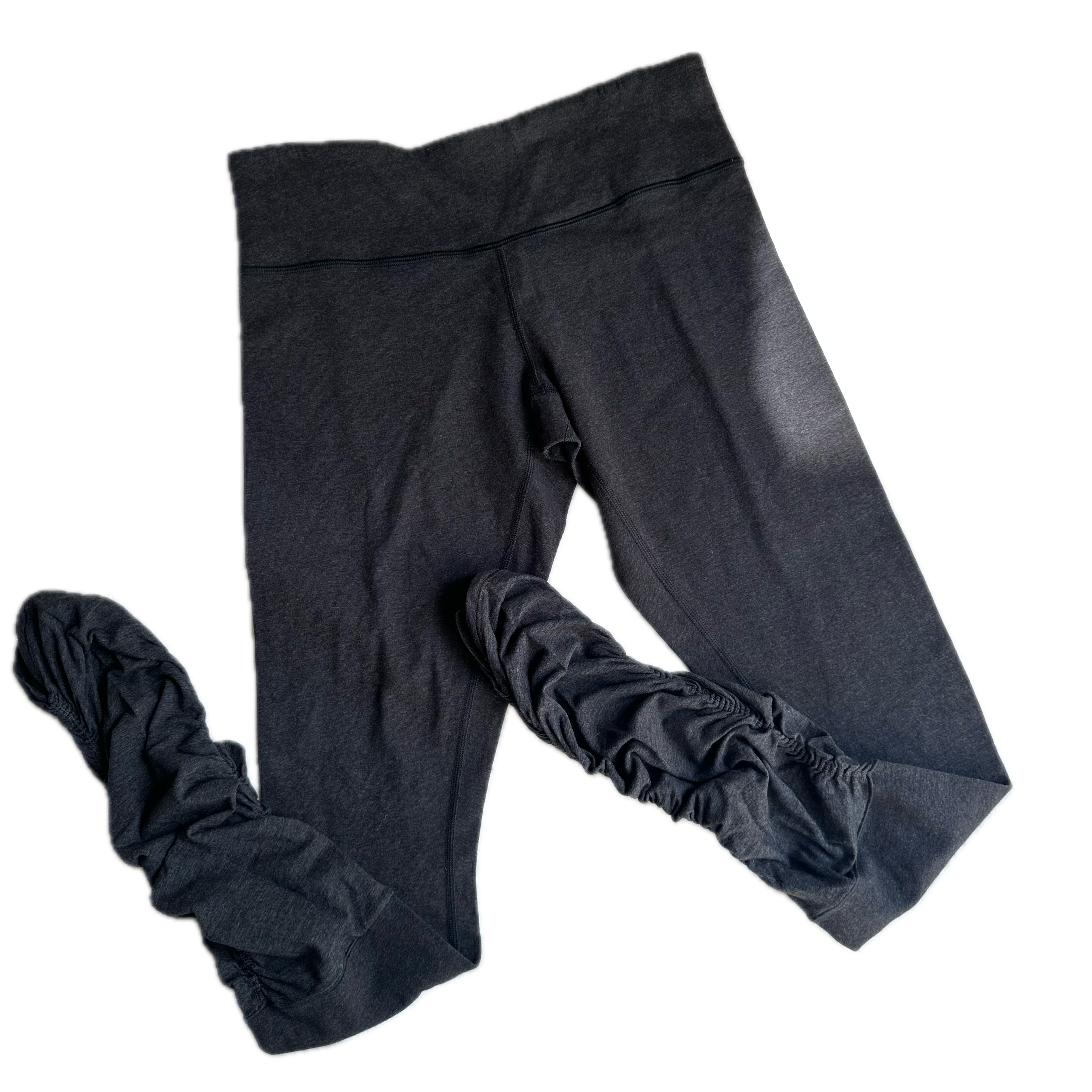 Legging Lululemon talla M  gris oscuro con calentadores