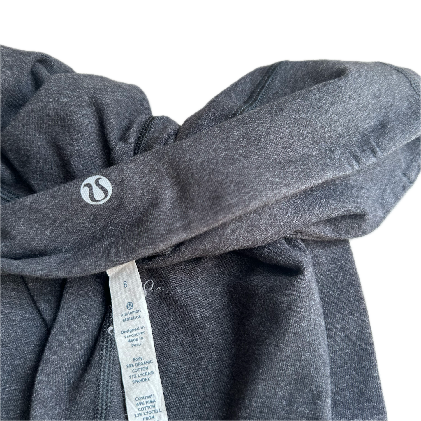 Legging 8 gris oscuro con calentadores