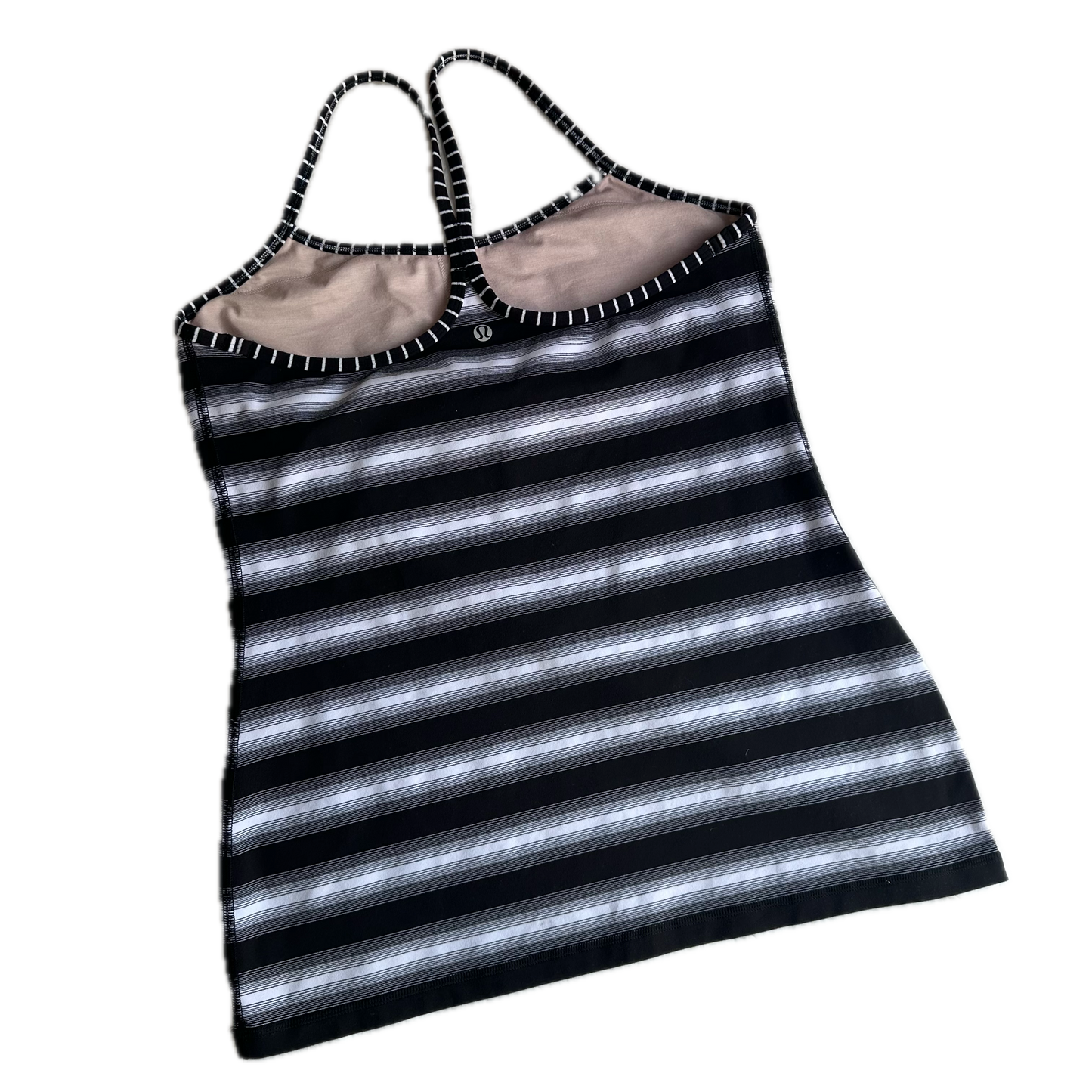 Tank top 12 negro con blanco