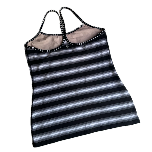 Tank top 12 negro con blanco