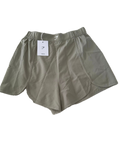 Short talla S beige tiro alto