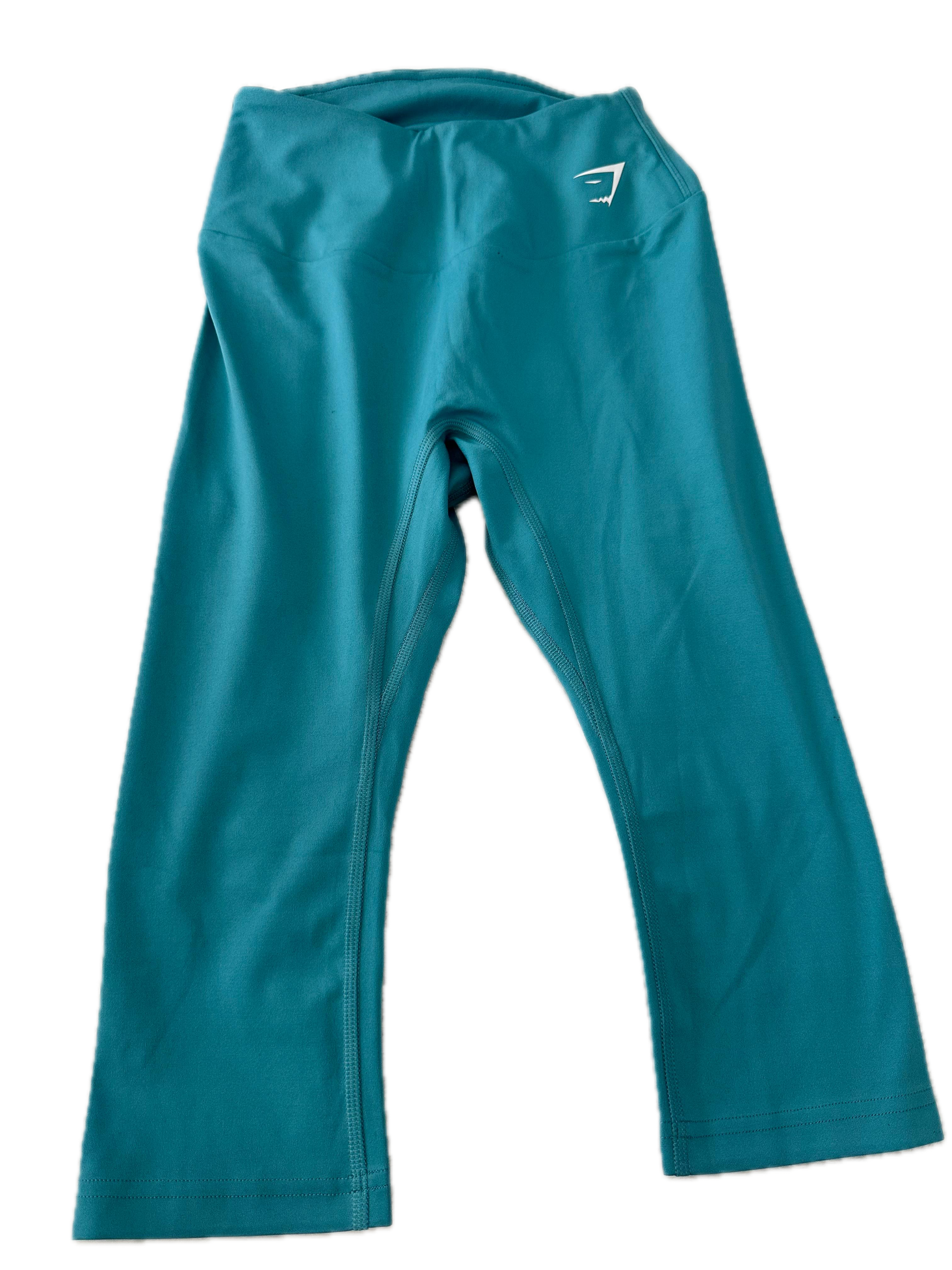 Legging ¾ talla S azul aqua
