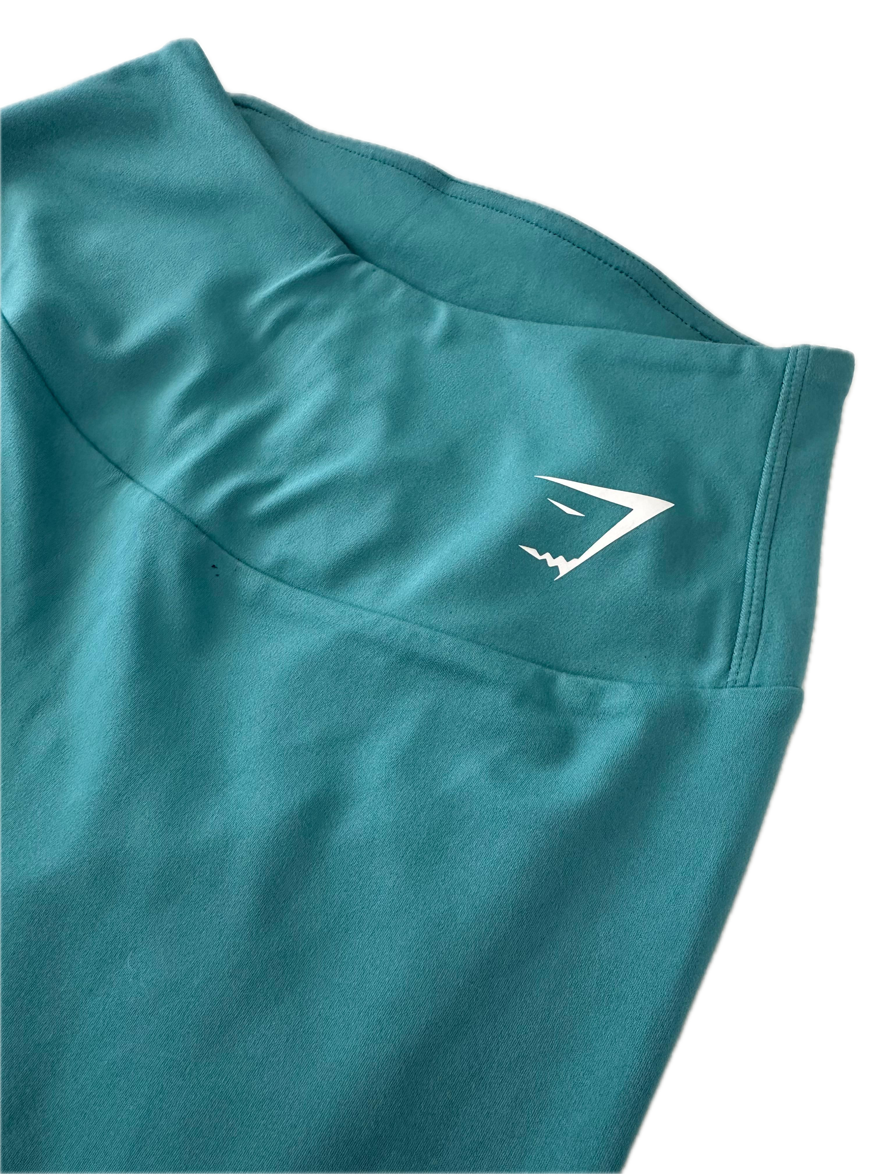 Legging ¾ talla S azul aqua