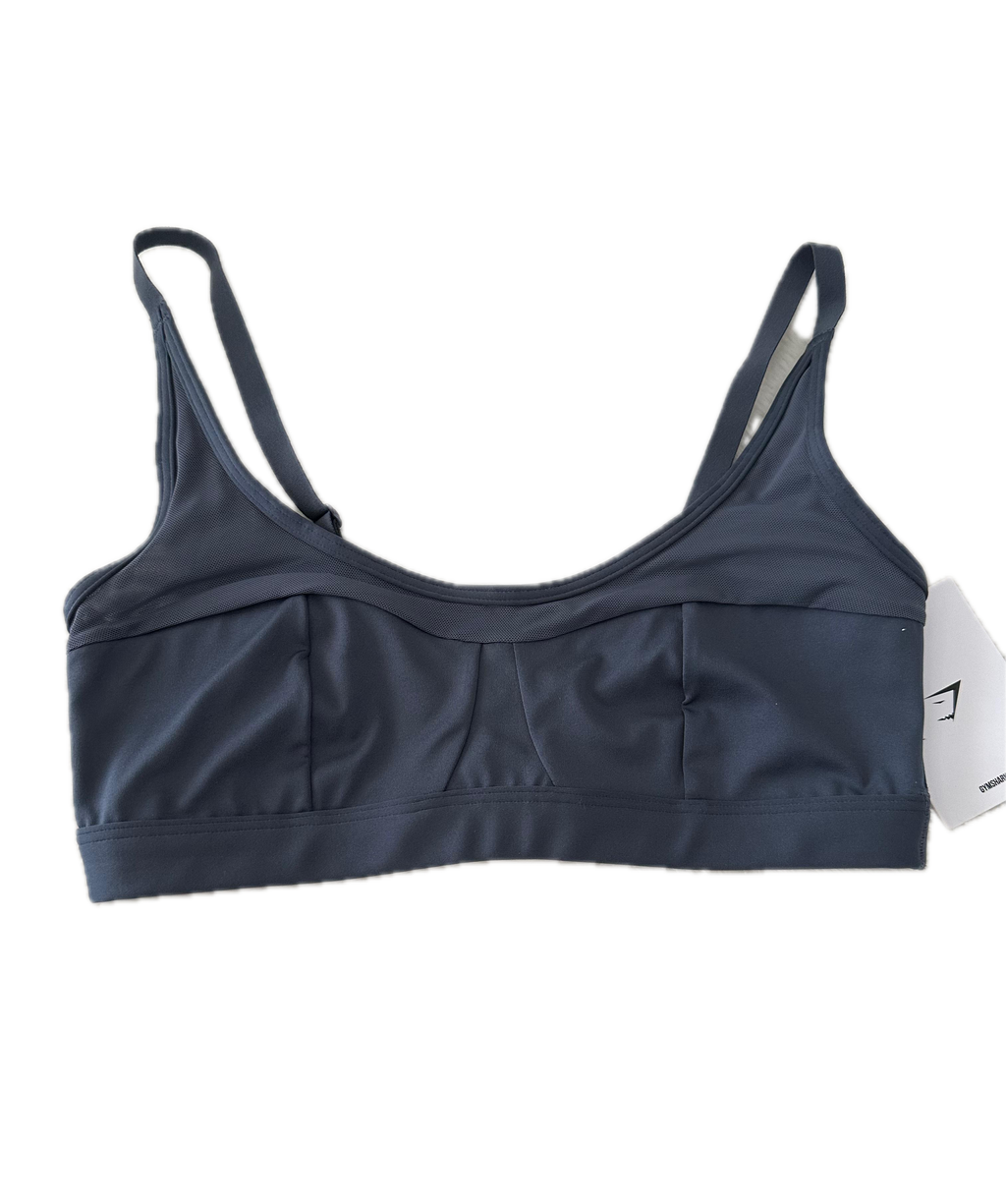 Top talla S azul petróleo