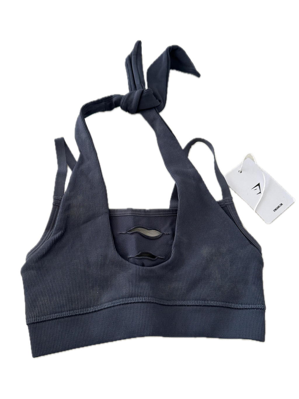 Top talla XS azul petróleo doble tirantes