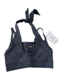 Top talla XS azul petróleo doble tirantes