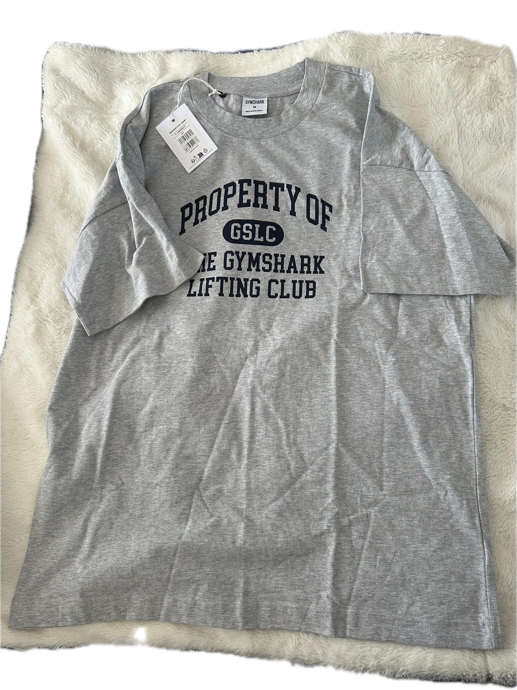 Playera talla M gris "Property of"