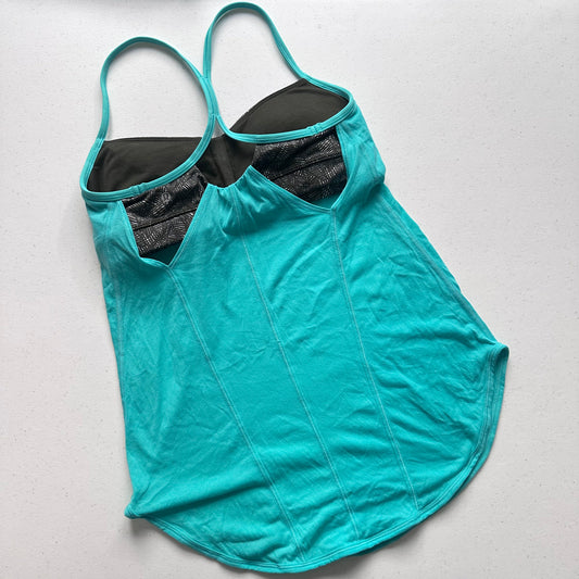 Tank 6 Lululemon aqua con top