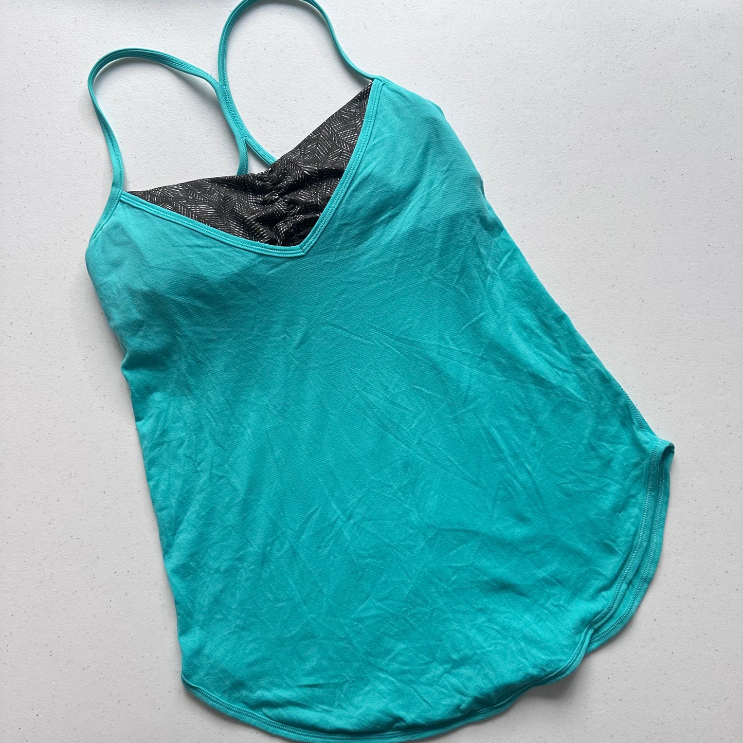 Tank 6 Lululemon aqua con top