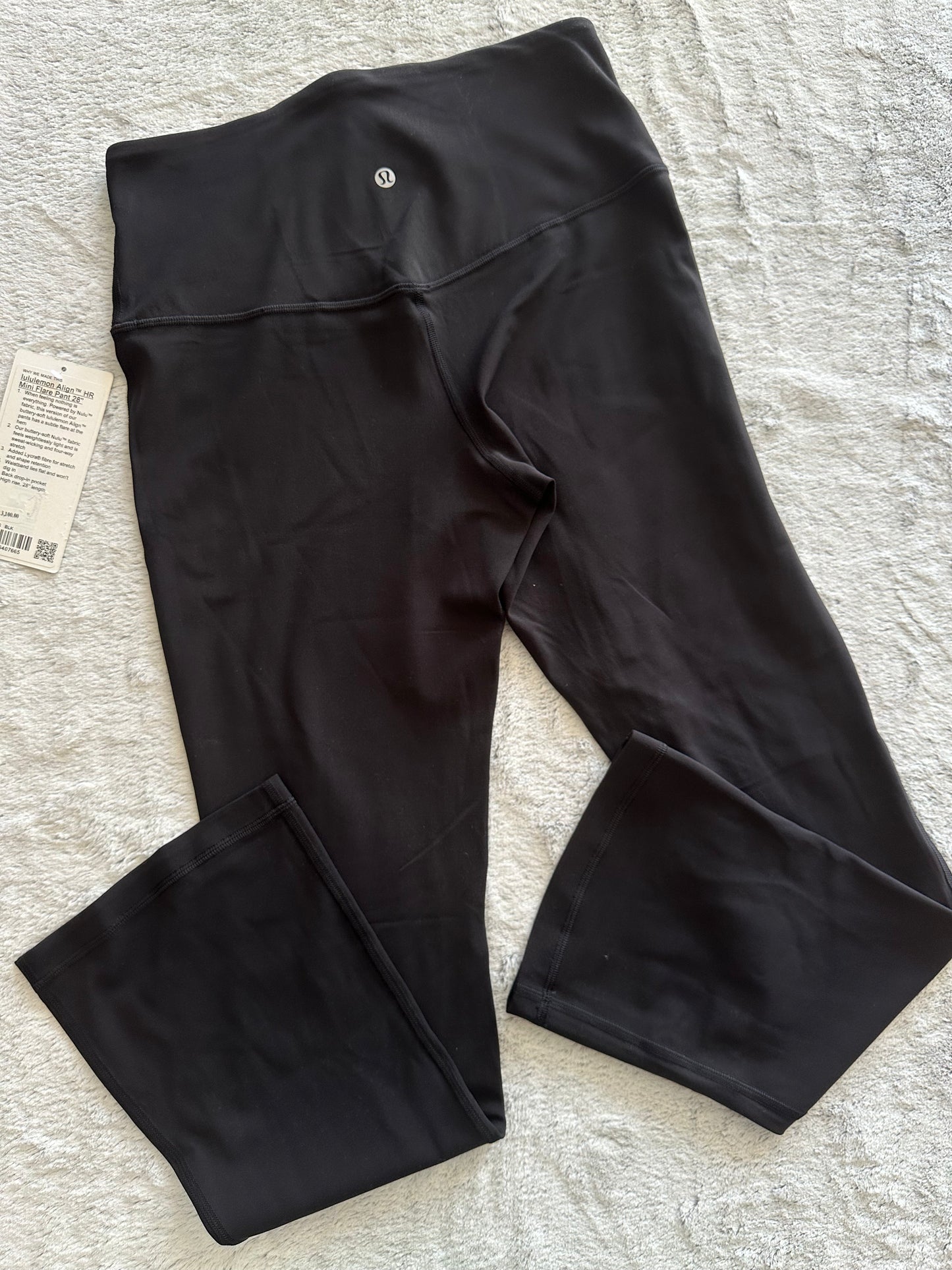 Align mini flare pant 8 28" negro